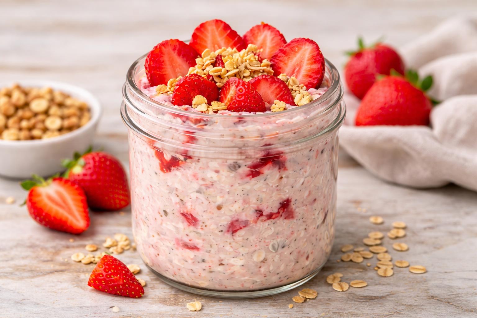 Strawberry Cheesecake Chocho Oats