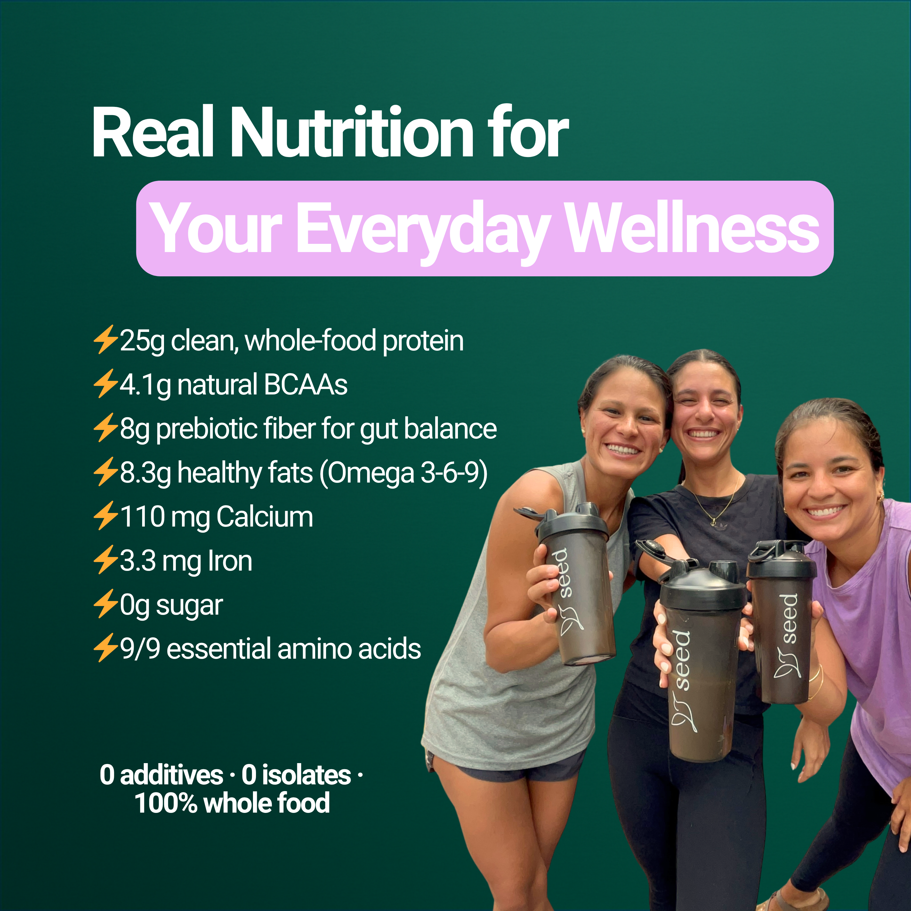 PURE CHOCHO | PLANT-BASED | 25G PROTEIN | 1 INGREDIENT | 1.1 LBS