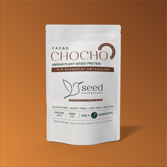 CACAO CHOCHO | PLANT-BASED | 20G PROTEIN | 7 NATURAL INGREDIENTS | 1.1 LBS