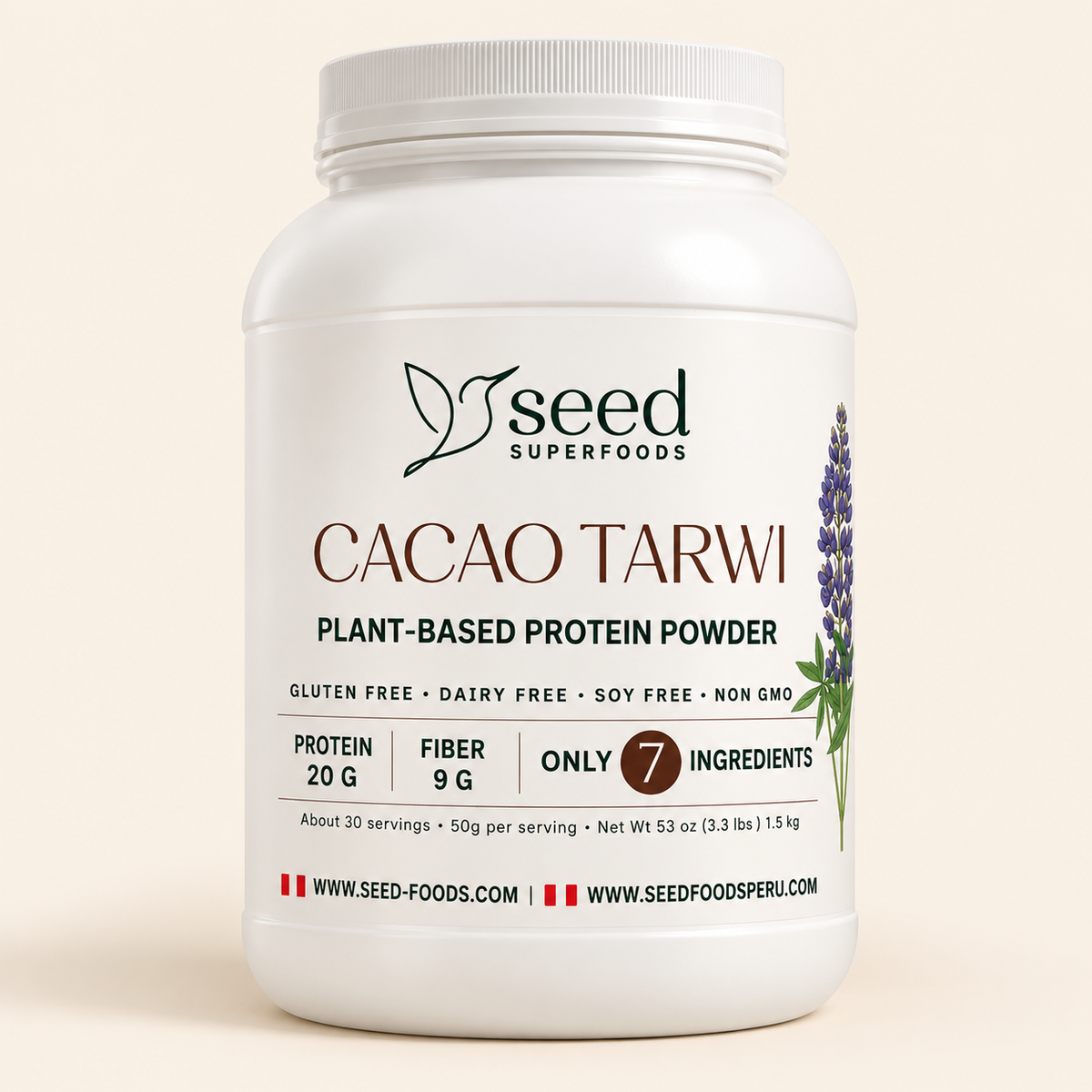 CHOCOLATE PURO | VEGETAL | 25 g DE PROTEÍNA | 1 INGREDIENTE | 1,5 kg