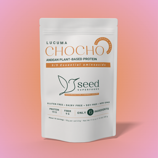 LUCUMA CHOCHO | PLANT-BASED | 20G PROTEIN | 6 INGREDIENTS | 1.1 LBS