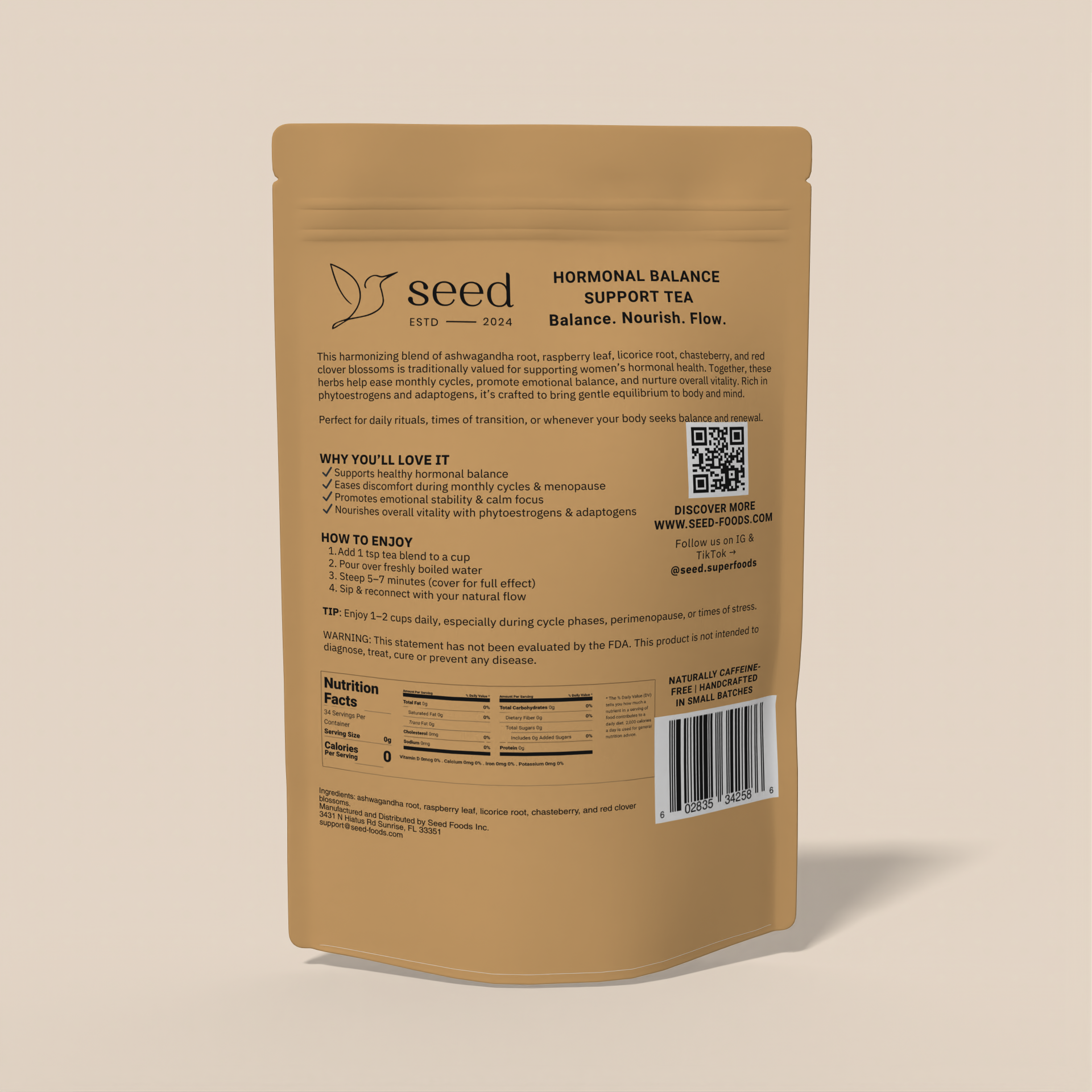 HORMONAL BALANCE SUPPORT TEA | 30 SERVINGS