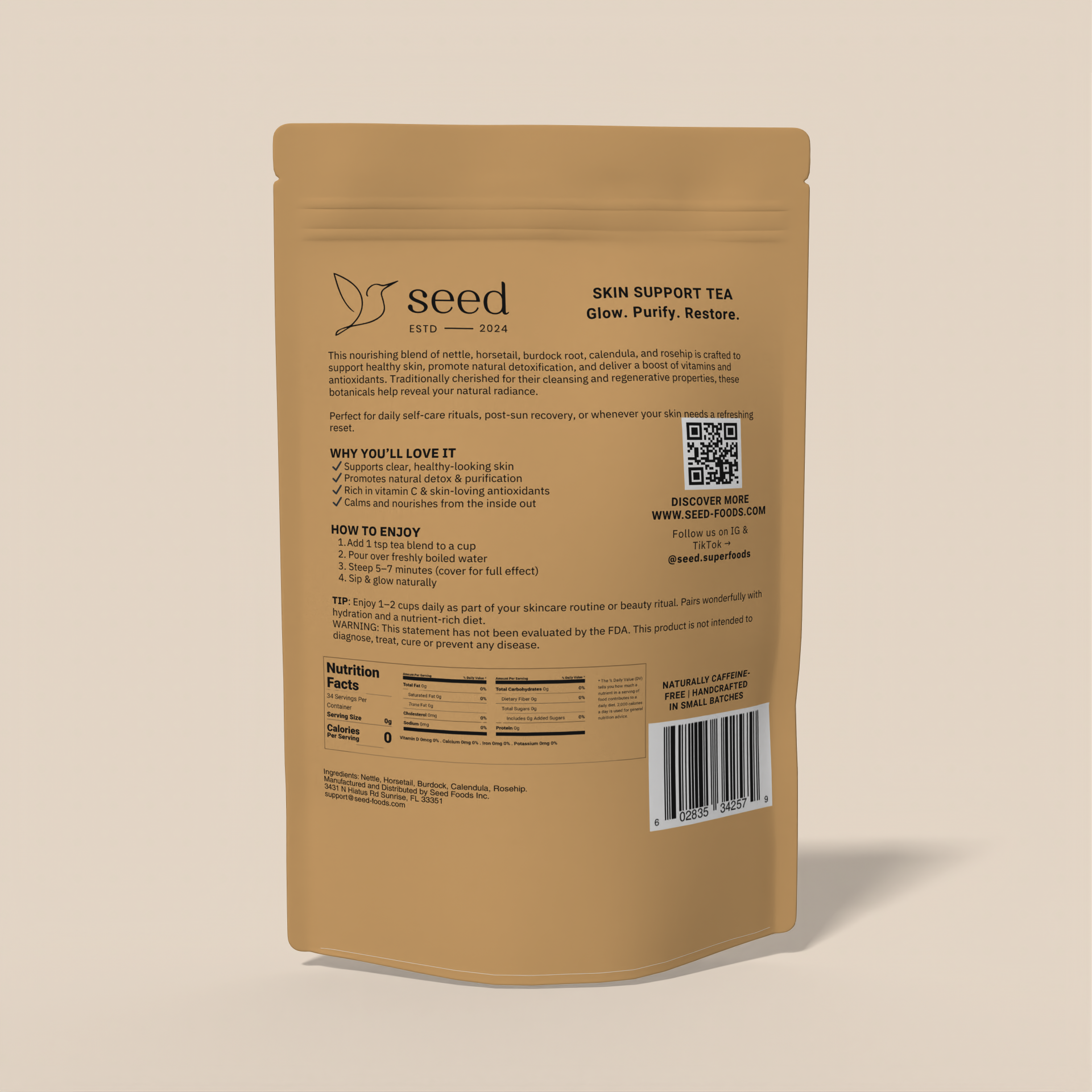 SKIN SUPPORT TEA | 30 SERVINGS